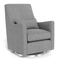 Monte Gliders & Rocking Chairs|Gliders & Rocking Chairs>Luca Rocking and Swivel Chair - Pepper Grey / Steel