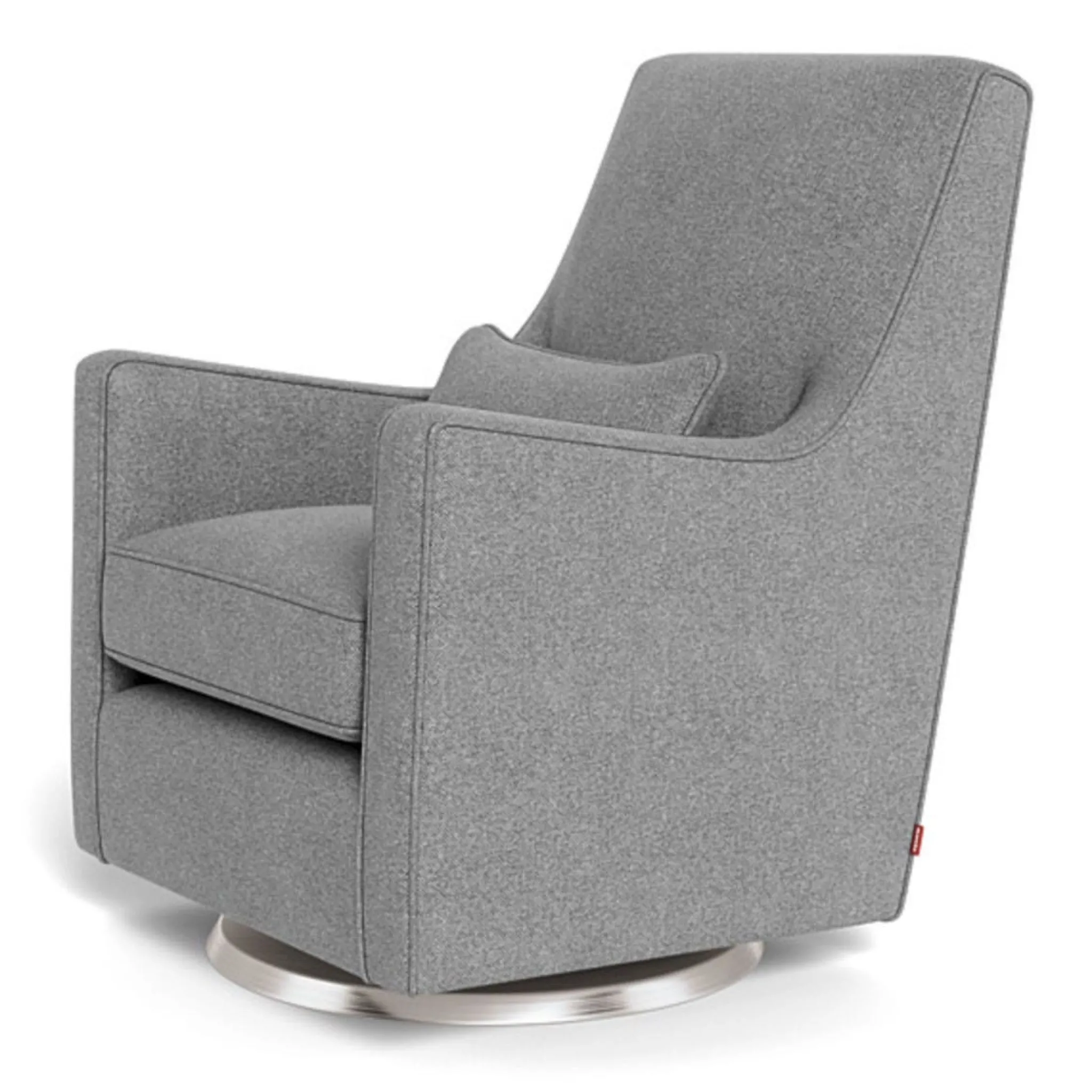 Monte Gliders & Rocking Chairs|Gliders & Rocking Chairs>Luca Rocking and Swivel Chair - Pepper Grey / Steel