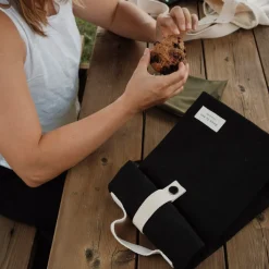 Kids Dans Le Sac Lunch Boxes>Lunch Bag - Beige/Black