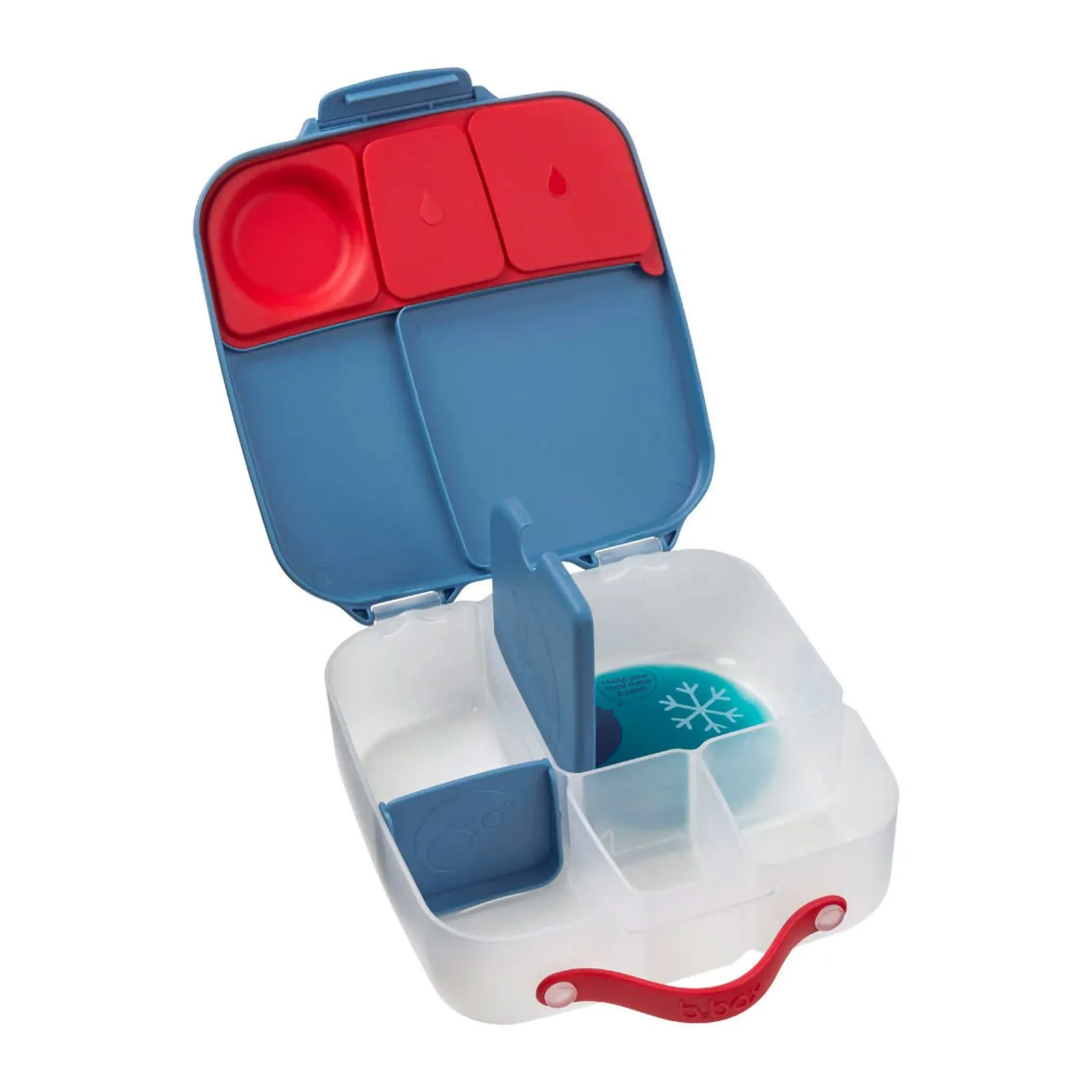 Kids B.Box Snack Bags & Containers|Tableware>Lunch Box - Blaze Blue