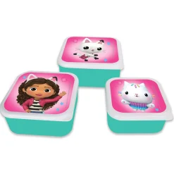 Kids Danawares Breastfeeding|Snack Bags & Containers>Lunch Box Set - Gabby's Dollhouse