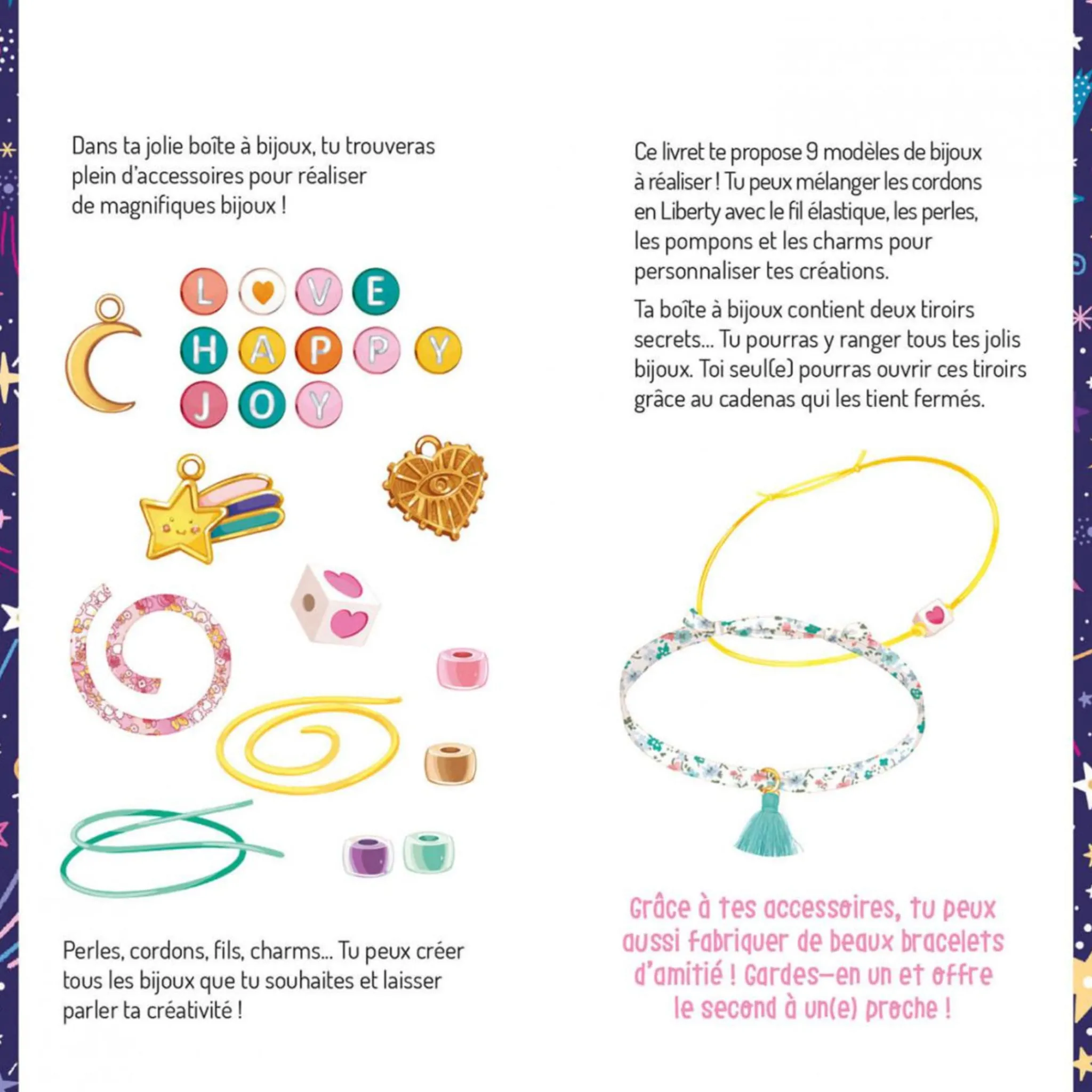 Kids Auzou Ma Boîte à Bijoux Secrète Céleste