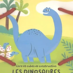Prologue Ma Tour Dinosaure - Livre et Cubes de Construction