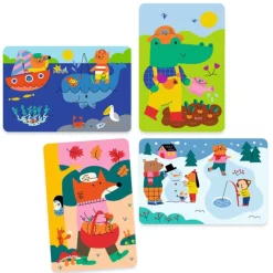 Kids Djeco Magic Colouring - 4 Seasons