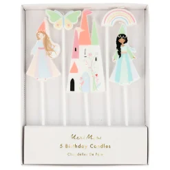 Meri Meri Party Supplies>Magical Princess Candles (5)