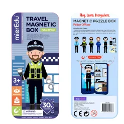 Kids Mieredu Puzzles>Magnet Puzzle Box Police Officer