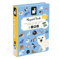 Kids Janod Board Games>Magnetibook Polar Animals