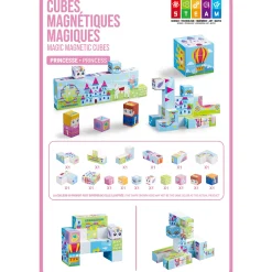 Kids Bebe Confort Magnetic Cube Set - Princess