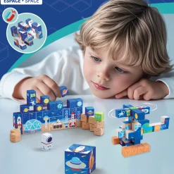 Kids Bebe Confort Assembly & Construction>Magnetic Cube Set - Space