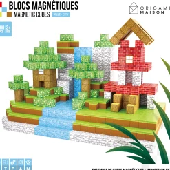 Kids Bebe Confort Magnetic Cubes - City