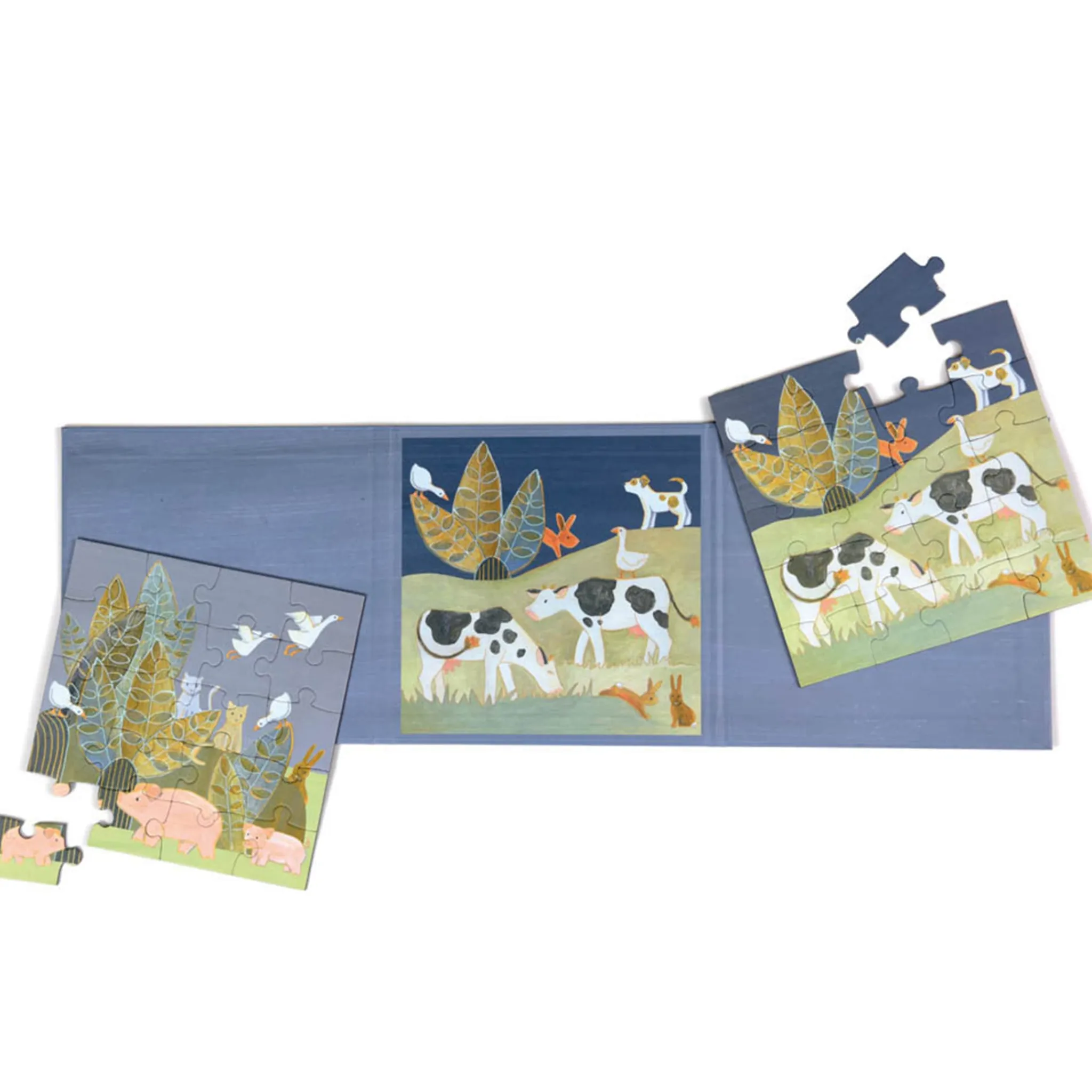 Kids Egmont Puzzles>Magnetic Puzzle - Countryside