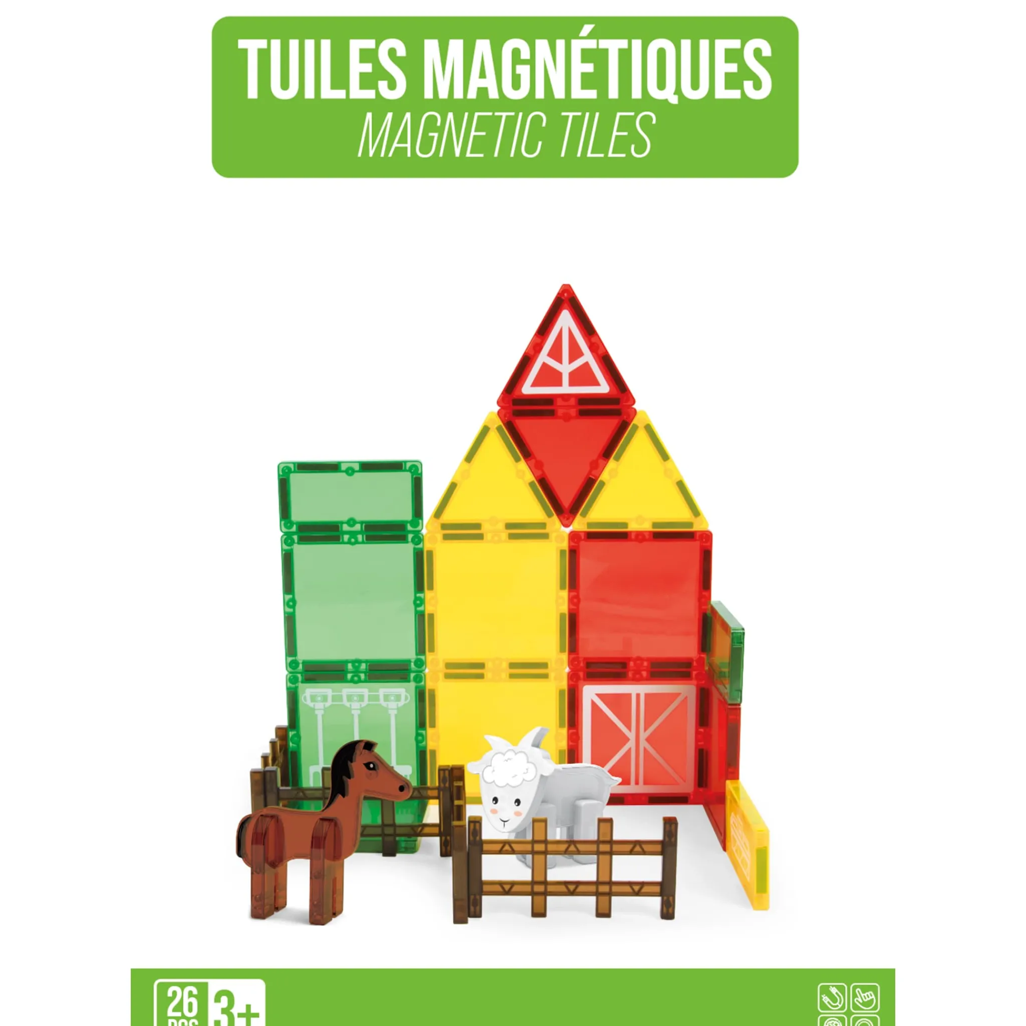Kids Bebe Confort Assembly & Construction>Magnetic Tiles Farm