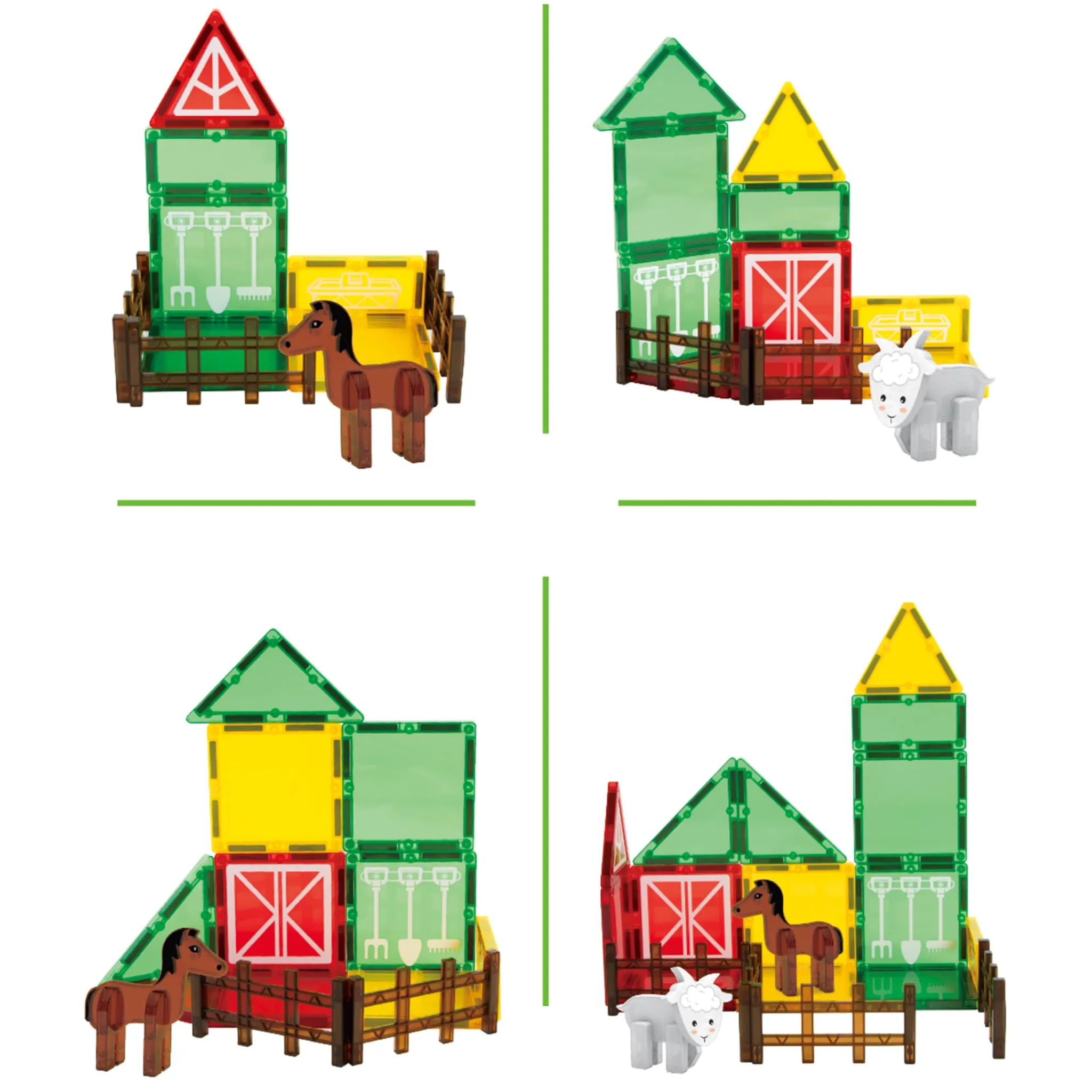 Kids Bebe Confort Assembly & Construction>Magnetic Tiles Farm