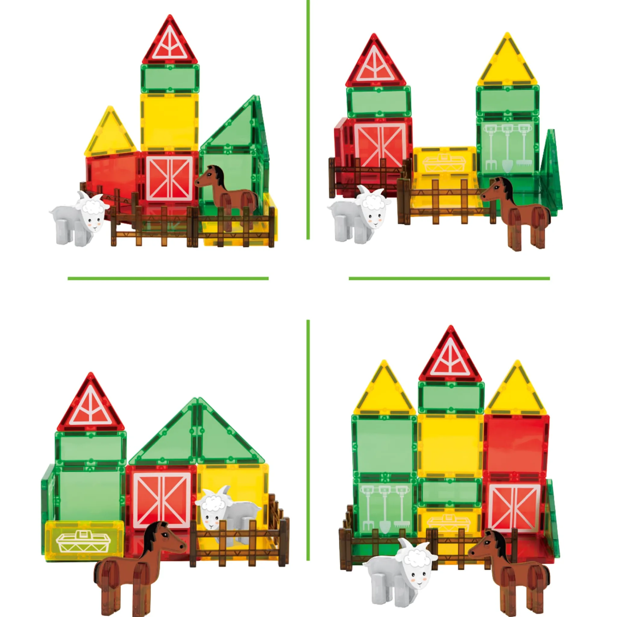 Kids Bebe Confort Assembly & Construction>Magnetic Tiles Farm