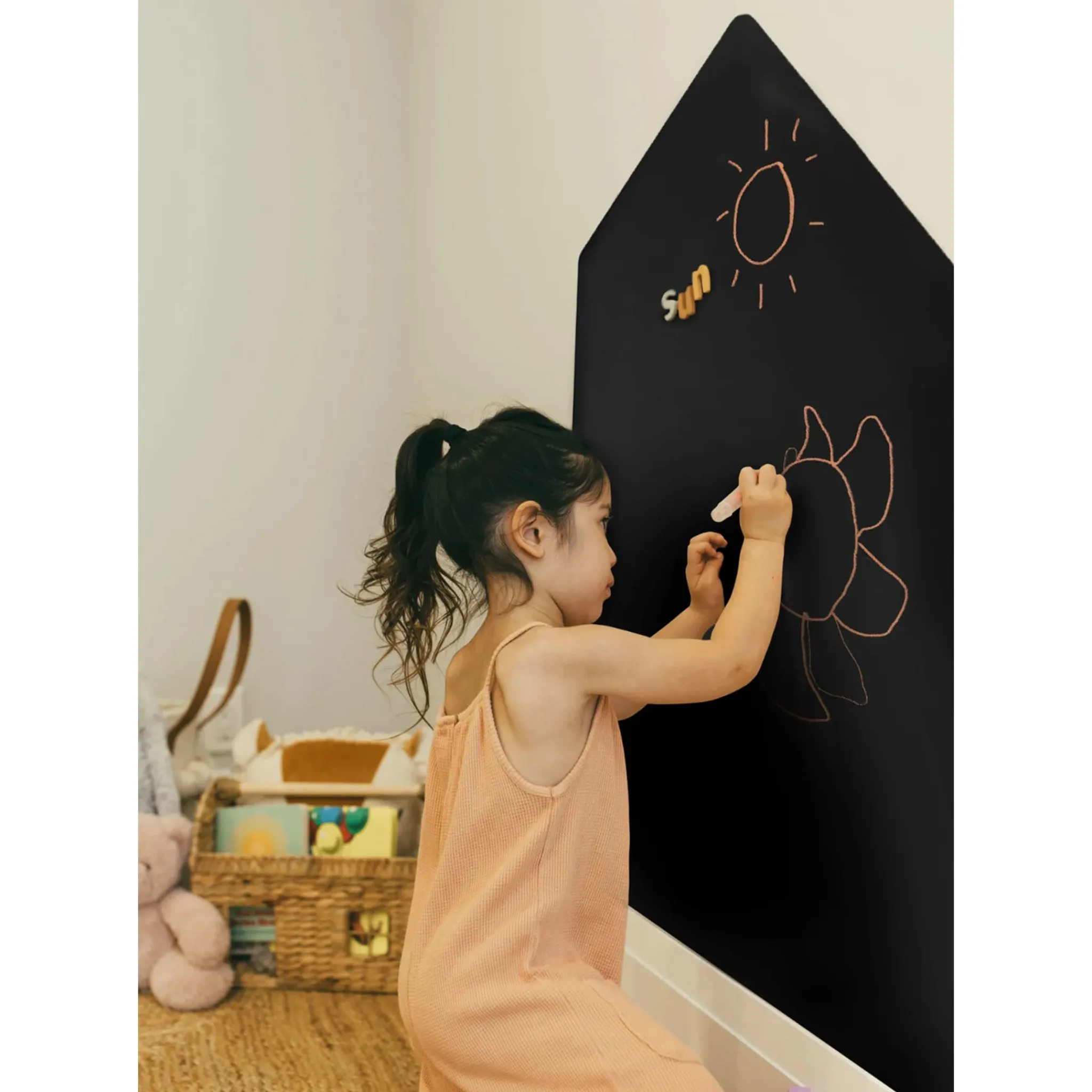 Milly Stone Wall Decals|Wall Decorations>Magnetic Wall House - Black