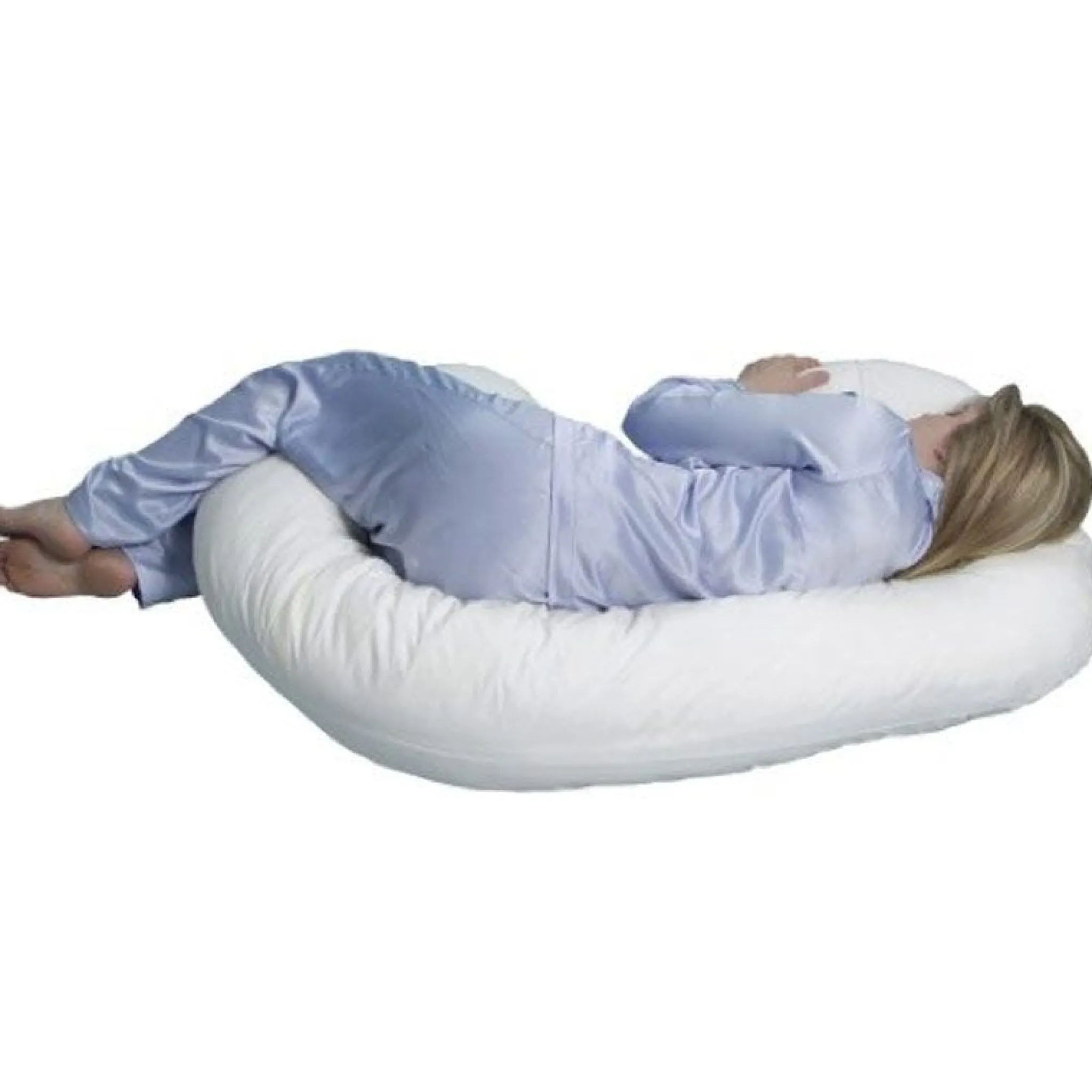 Jolly Jumper Cushions & Pillows>Mama Sleep Eze® Body Pillow - White