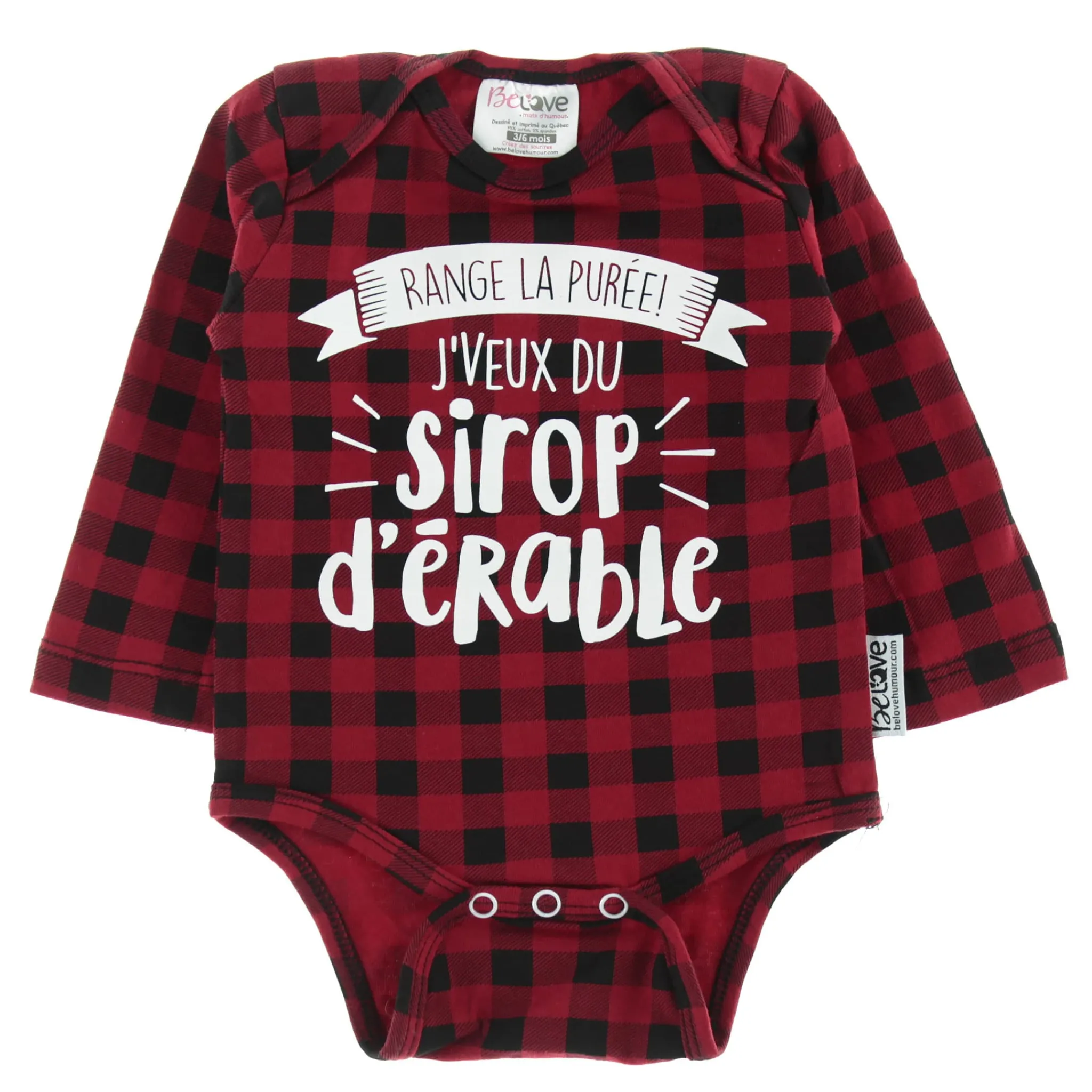 BOY Bedaine Love Maple Syrup Bodysuit 3-12m