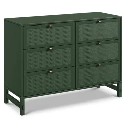 DaVinci Margot 6 Drawers Dresser - Forest Green