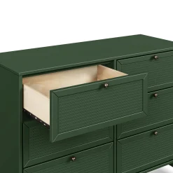DaVinci Margot 6 Drawers Dresser - Forest Green
