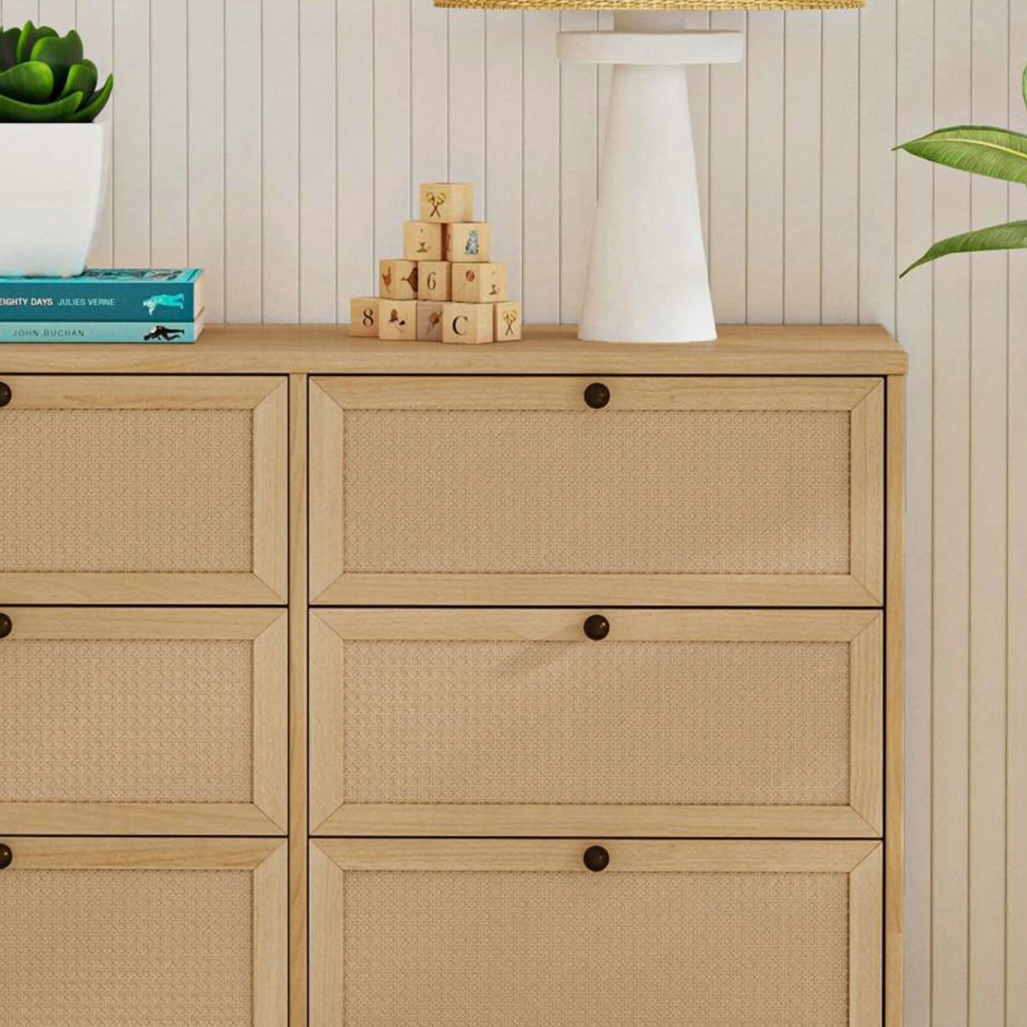 DaVinci Margot 6-Drawer Dresser - Honey
