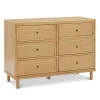 Namesake Storage Furniture>Marin with Cane 6 Drawer Assembled Dresser - Honey and Honey Cane