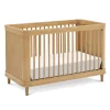 Namesake Cribs & Mattresses|Cribs & Mattresses>Marin with Cane 3-in-1 Convertible Crib - Honey and Honey Cane