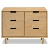 DaVinci Storage Furniture>Marley 6-Drawer Double Dresser - Honey