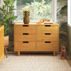 DaVinci Storage Furniture>Marley 6-Drawer Double Dresser - Honey