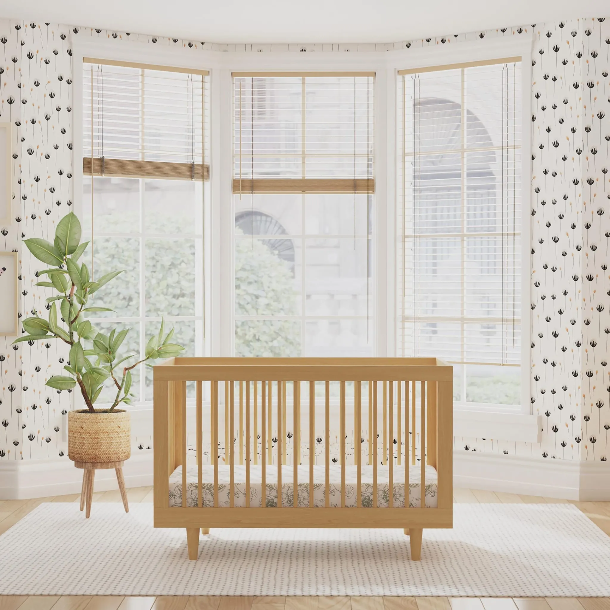 DaVinci Marley 3-in-1 Convertible Crib - Honey