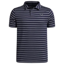 Kids/BOY Under Armour Tops>Matchplay Striped Polo 8-6