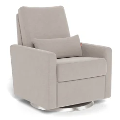 Monte Gliders & Rocking Chairs|Gliders & Rocking Chairs>Matera Rocking, Swivel and Reclining Armchair - Sand / Steel