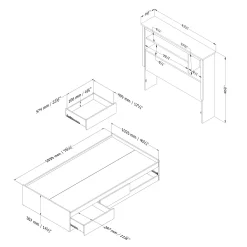 South Shore Twin, Full & Queen Beds><noscript><img width=