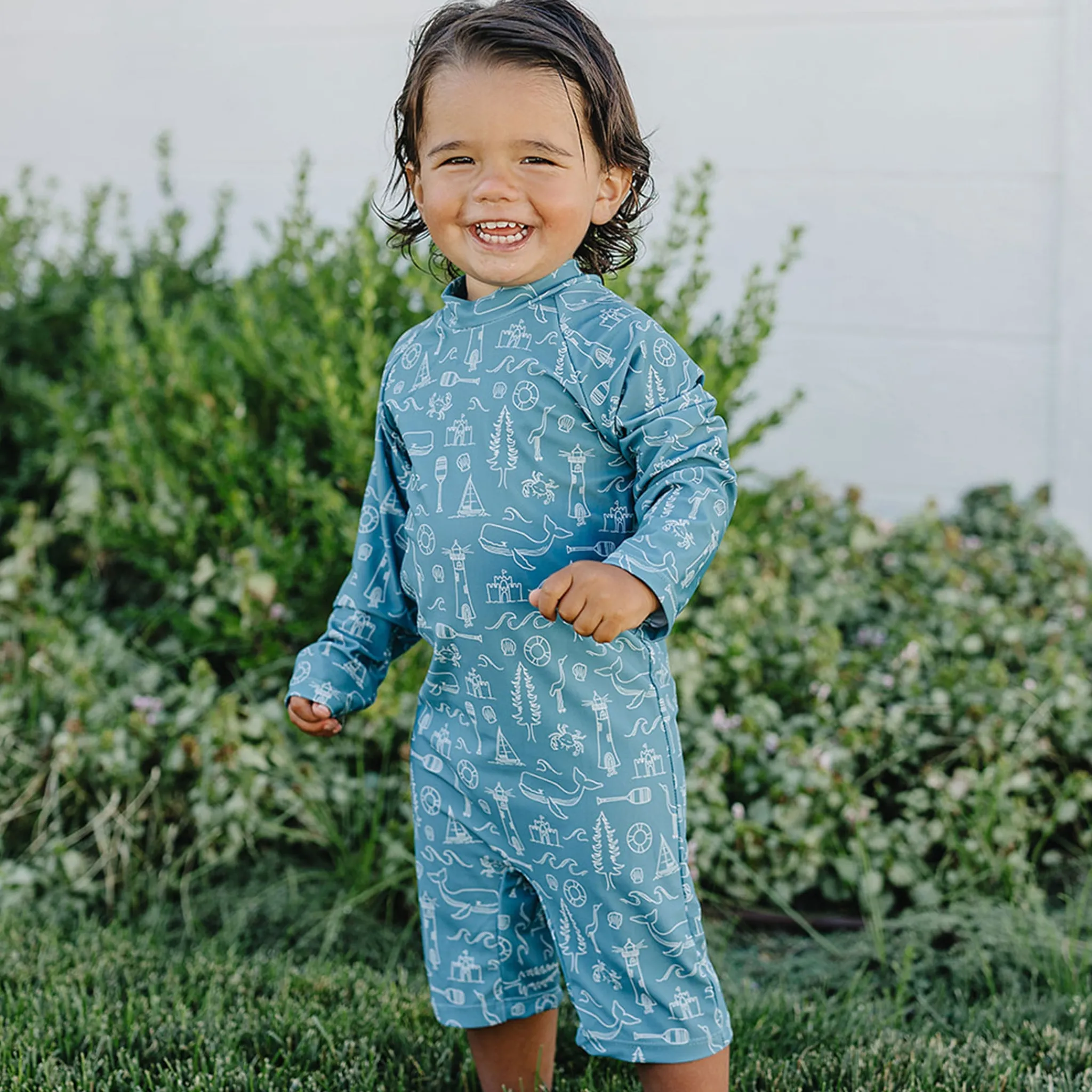 Kids/BOY Current Tyed Swimsuits>Max Uv Sunsuit 2-5