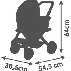 Smoby Maxi Cosi 3-in-1 Stroller - Beige