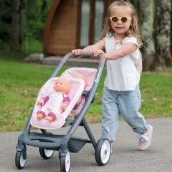 Smoby Maxi Cosi Twin Pushchair for Doll - Pink