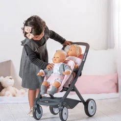Smoby Maxi Cosi Twin Pushchair for Doll - Pink
