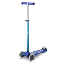 Kids Micro Summer Activities|Bikes And Accessories>Maxi Deluxe LED Scooter - Blue