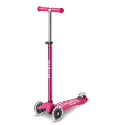 Kids Micro Summer Activities|Bikes And Accessories>Maxi Deluxe LED Scooter - Pink