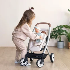 Smoby Maxi-cosi Twin Doll Stroller - Beige