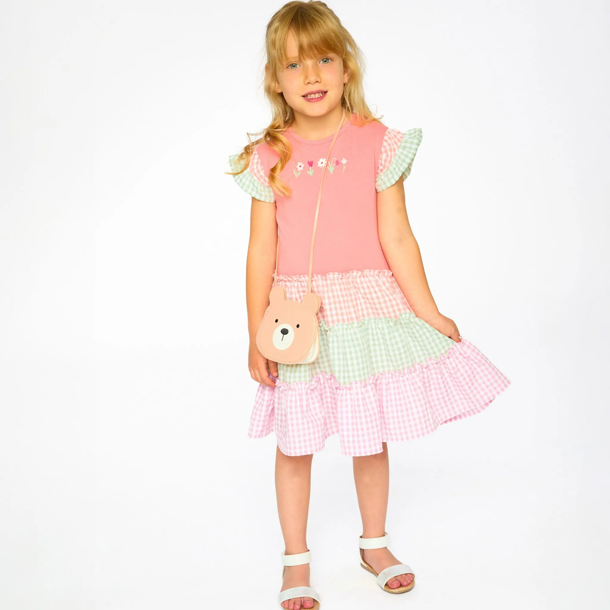 Kids Deux par Deux Dresses & Rompers>Meadow Dress 3-6