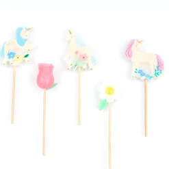 Meri Meri Party Supplies>Meadow Unicorns Candles(5)