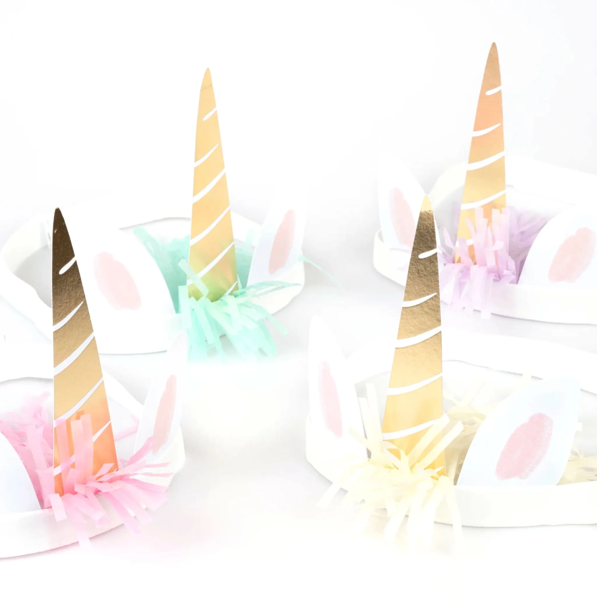 Meri Meri Meadow Unicorns Horn Headbands (8)