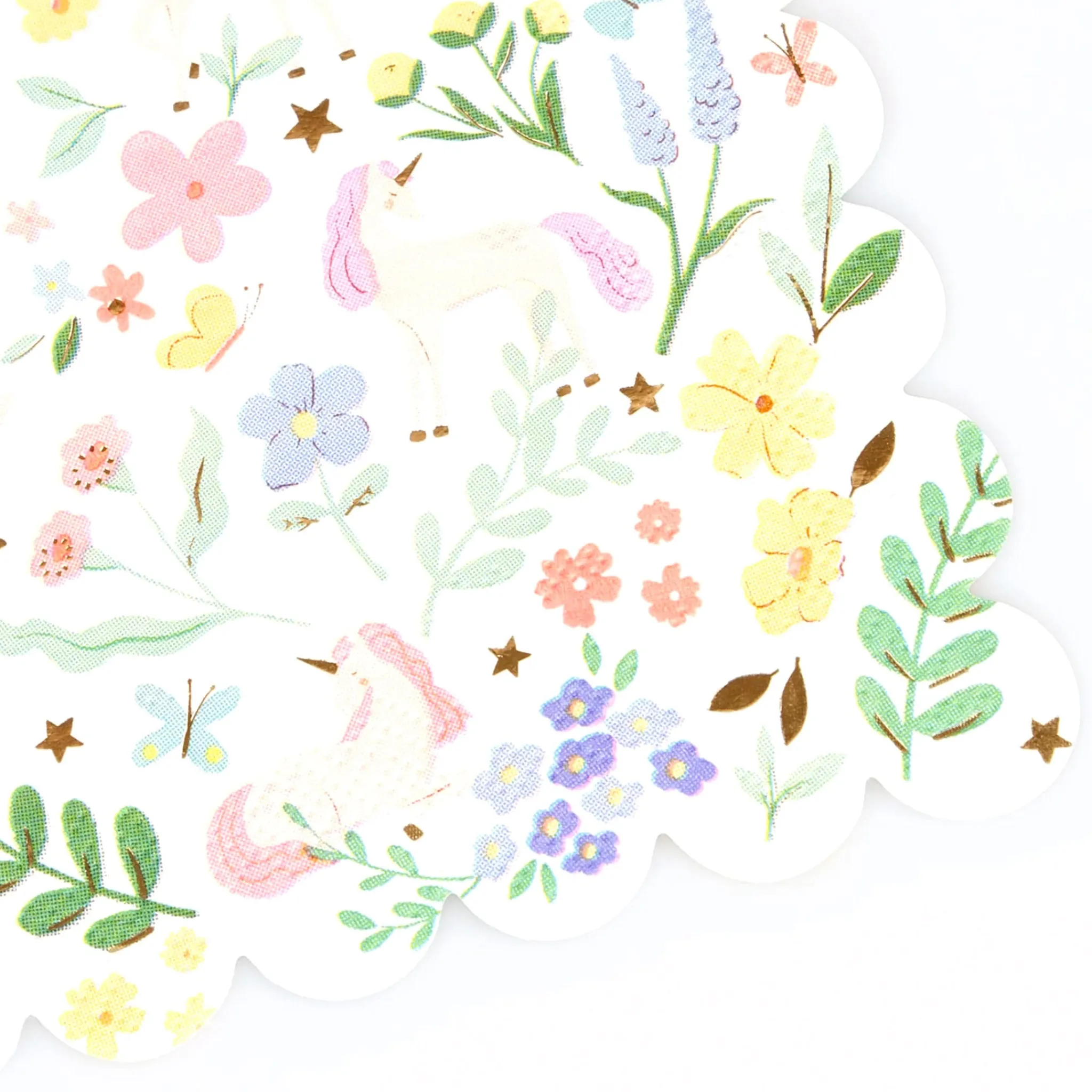 Meri Meri Party Supplies>Meadow Unicorns Small Napkins(16)