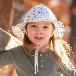 Kids Jan n Jul Meadow Uv Coton Hat 2-5