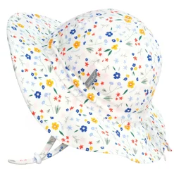 Jan n Jul Hats And Caps>Meadow Uv Coton Hat 0-24m