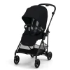 Kids Cybex Melio Carbon 3 Ultra Lightweight Stroller - Moon Black