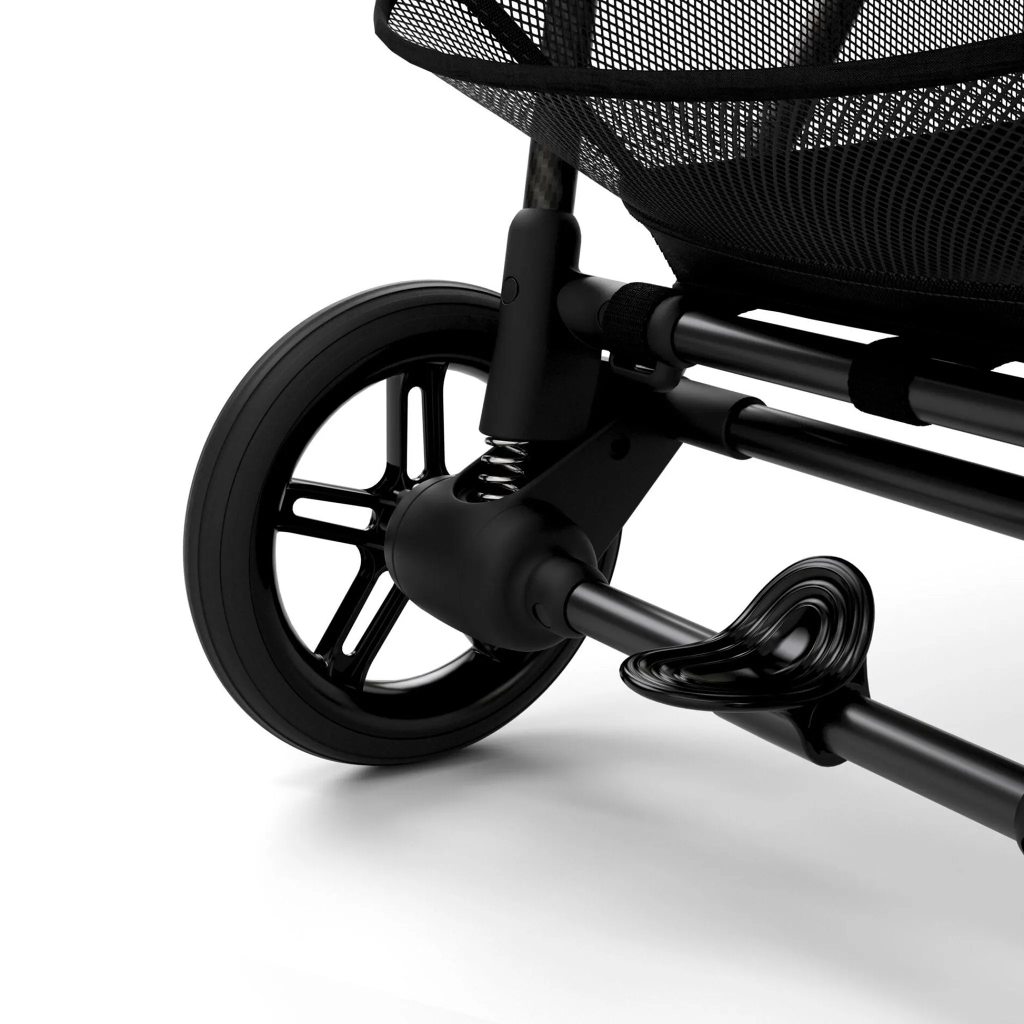 Kids Cybex Melio Carbon 3 Ultra Lightweight Stroller - Moon Black