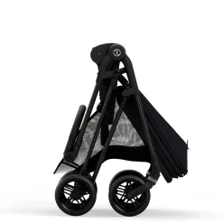 Kids Cybex Melio Carbon 3 Ultra Lightweight Stroller - Moon Black