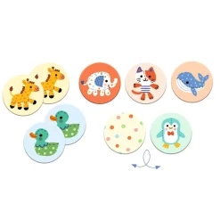 Djeco Memo Stuffed Animals