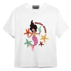 Kids Headster Kids Tops>Mermaid T-shirt 2-12y